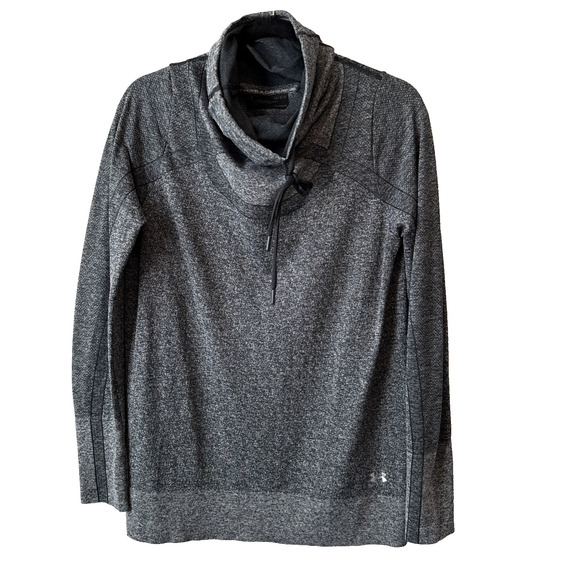 UA Threadborne Womens L Athletic Performance Funnel Fitted Pullover Running Gym - Picture 1 of 9